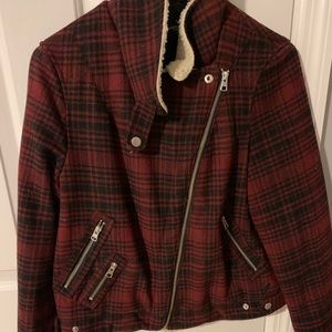 Bomber wool jacket